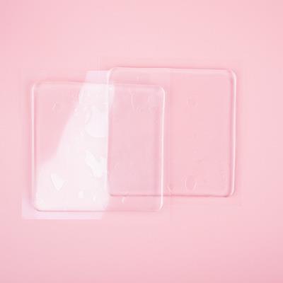 Transparent super sticky small square